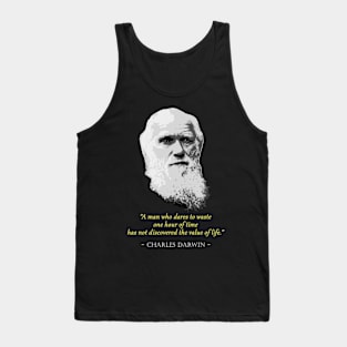 Charles Darwin Quote Tank Top